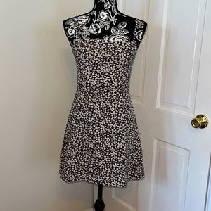 NWT French Connection black and white mini dress spaghetti strap